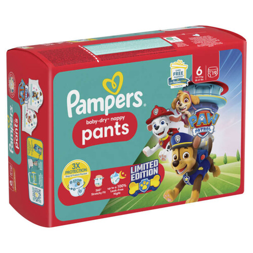 Pampers Baby Dry Pants Couches T6 x19