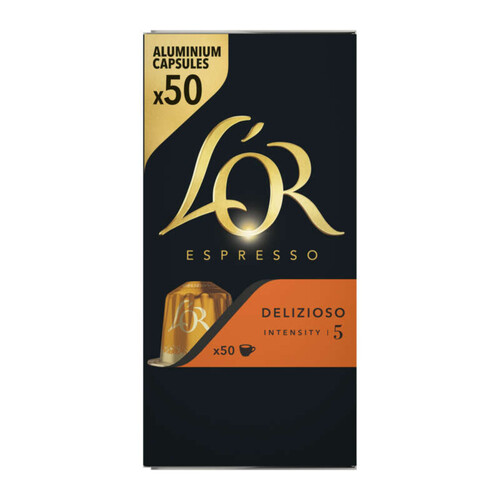 L'Or espresso delizioso café en capsules x50 intensite 5 - 260g