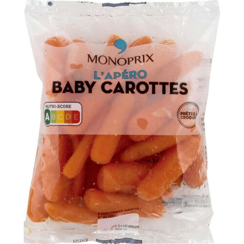 Monoprix l'Apéro Baby Carottes 250g