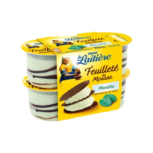La Laitière Feuilleté de Mousse 4x57g