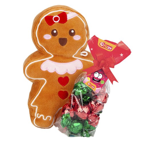 Fizzy Peluche + Confiseries Chocolatées Gingers Friends 100g