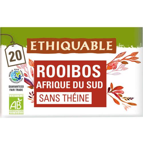 Ethiquable Rooibos Afrique Du Sud sans Théine Bio 40g