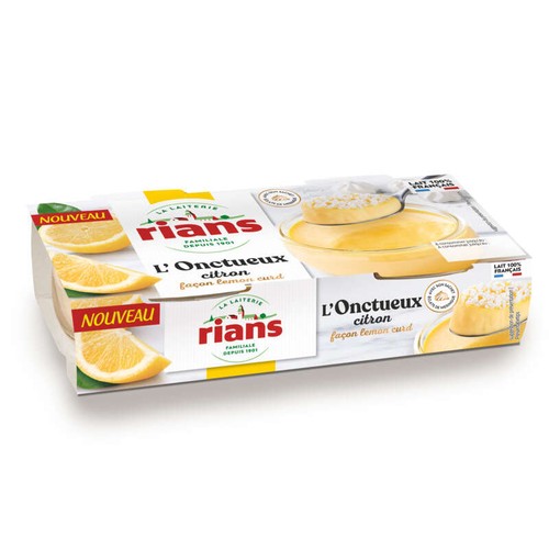 Rians L’Onctueux citron façon Lemon curd x2