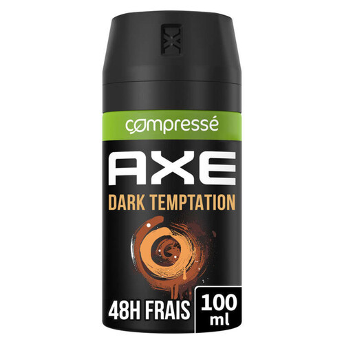 Axe Déodorant Spray Antibactérien Dark Temptation Compressé 48h 100ml