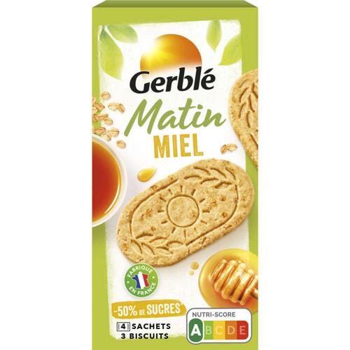 Gerblé Biscuit Matin aux céréales et au miel 200g