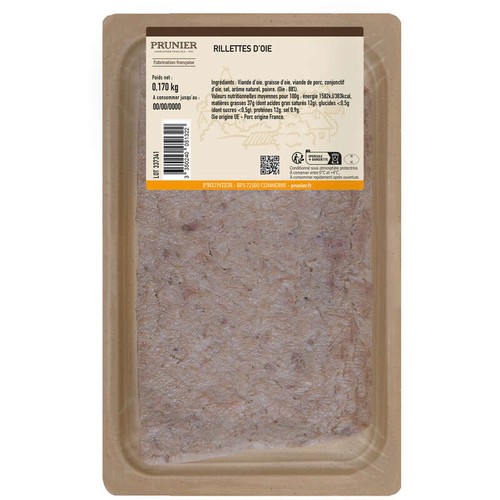 Prunier Rillettes d'Oie 170g