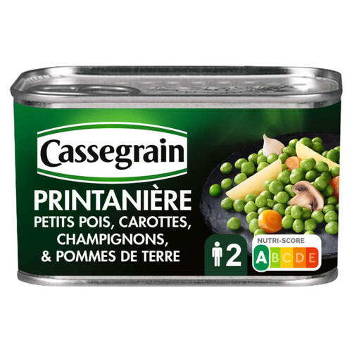 Cassegrain Printanière Petits Pois/Pommes De Terre/Carottes/Champignons 265G