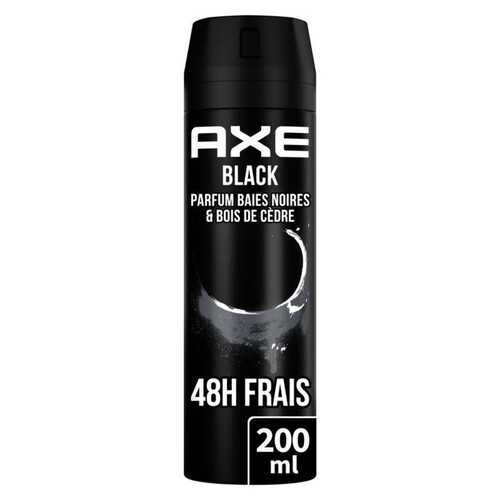 Axe Déodorant Bodyspray Black 48h Non-Stop Frais 200ml