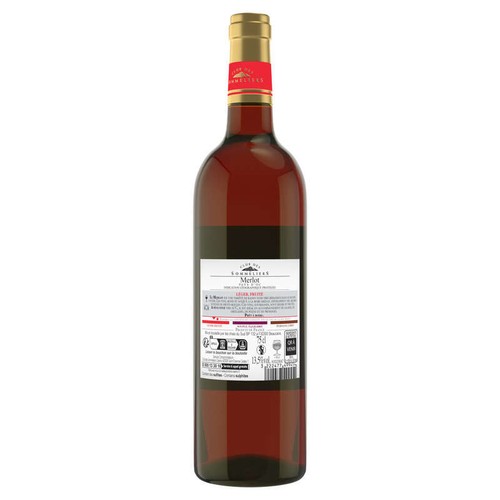 Club Des Sommeliers Merlot - Pays d'Oc - Vin rouge - 75cl