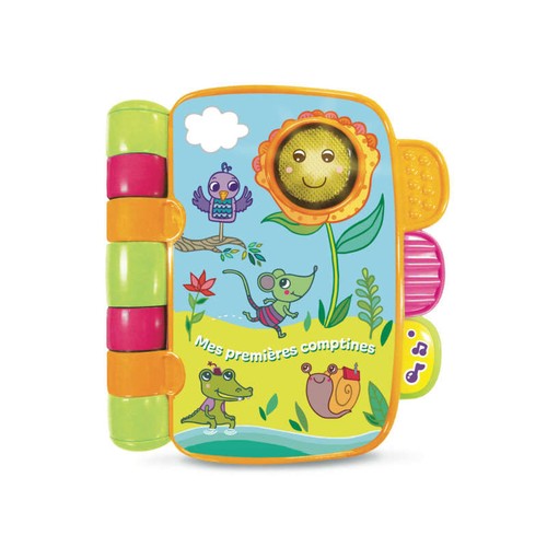 Vtech P'Tit Livre Enchanté Premières Comptines 5 Chansons 4 Mélodies 6-36M