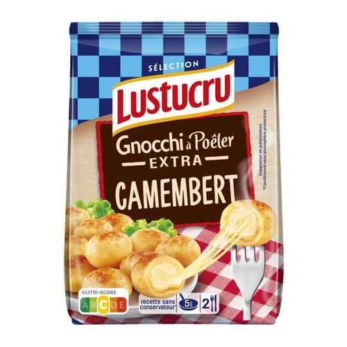 Lustucru Gnocchi a poêler extra camembert 280g