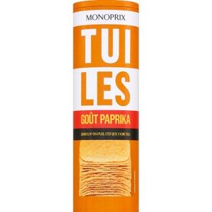 Monoprix Tuiles goût paprika 170g