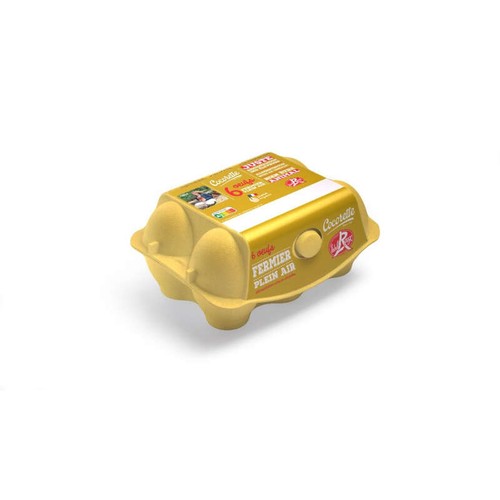 Cocorette Oeufs fermiers Label Rouge x6
