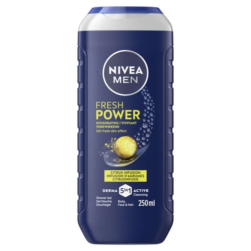 Nivea Men Gel Douche Fresh Power rafraîchissant 250ml