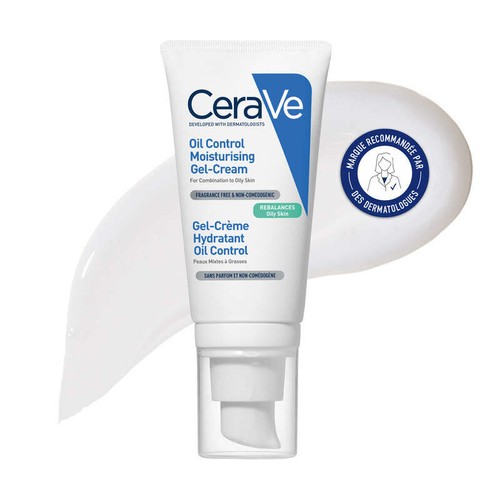 CeraVe Gel-Crème Hydratant Oil Control Peaux Mixtes à Grasses 52ml