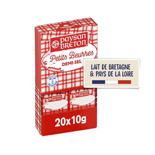 Paysan Breton Petits beurres demi-sel 10x20g