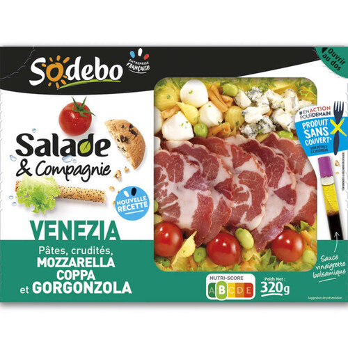Sodebo Salade & Compagnie Venezia Coppa Gorgonzola 320g