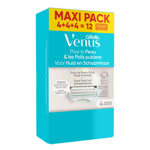 Gillette Venus comfortglide pack 12 recharges