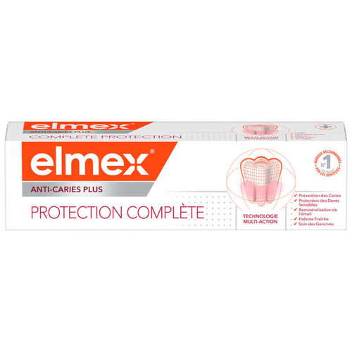 Elmex Caries Protection Plus Dentifrice Protection Complète 75ml