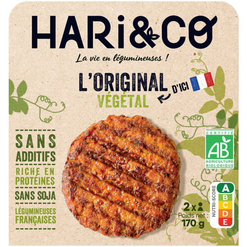 Hari & Co l'Original végétal Bio 170g