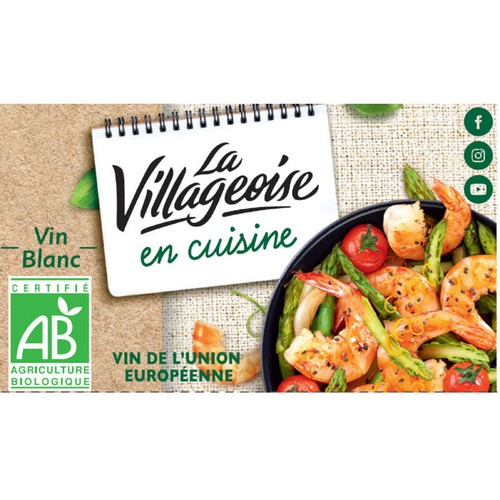 La Villageoise Vin Blanc De Cuisine Bio 3x25cl