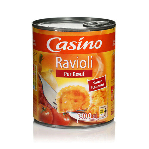 Casino Ravioli pur bœuf - 800g