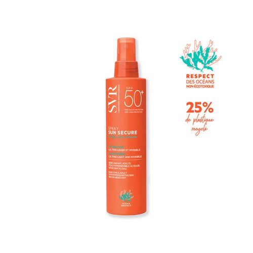 [Para] SVR Sun Secure Spray Spf50+ lait-en-brume Hydratant 200ml