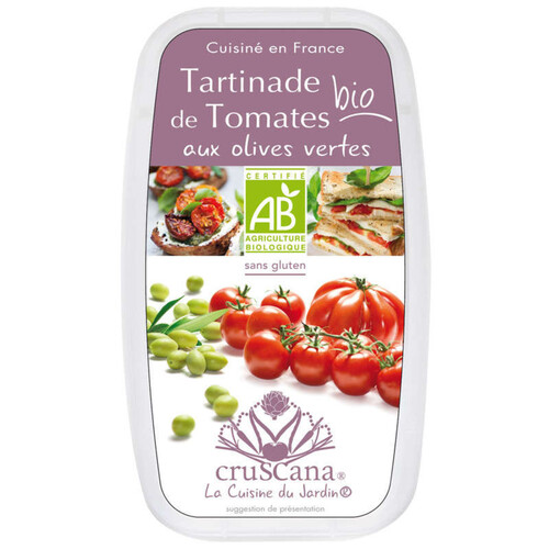 Cruscana Tartinable Tomates aux Olives Bio 100g