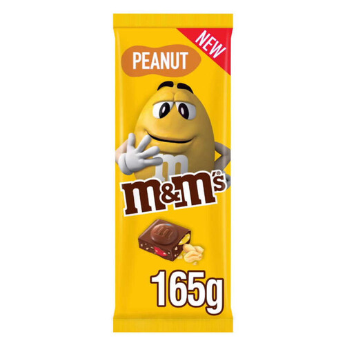 M&M'S Tablette De Chocolat Au Lait Aux M&M'S Mini & Cacahuètes 165G