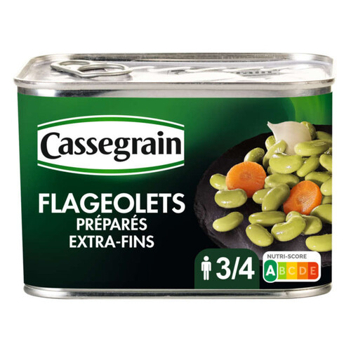 Cassegrain Flageolets Extra-Fins Oignons Et Carottes 465G