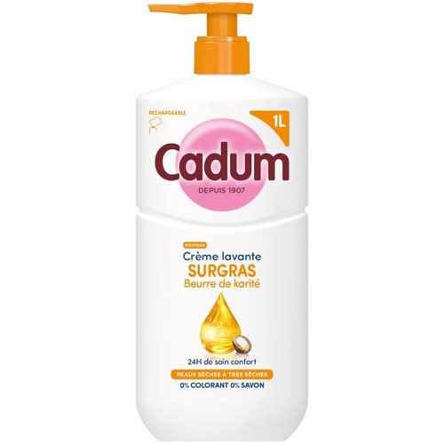 Cadum Douche Crème lavante surgras Beurre de karité 1L