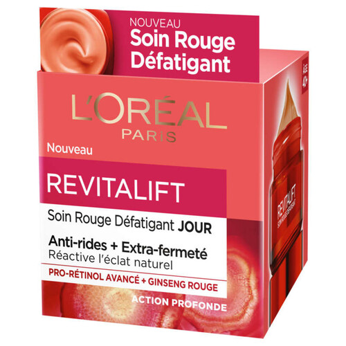 L'Oréal Paris Revitalift Crème Visage Anti-Rides Défatiguant 50ml