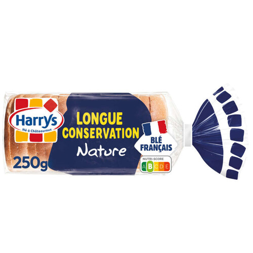 Harrys Pain de mie nature longue conservation 250G