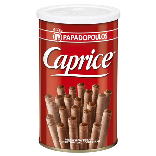 Papadopoulos Gaufrette fourrée à la crème de noisette et cacao 115g