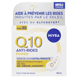 Nivea Crème Q10 visage jour anti-rides extra fermeté FPS 30 50ml