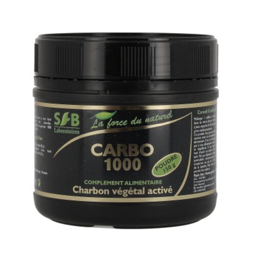 [Par Naturalia] SFB Laboratoires Carbo 1000 Charbon végétal Activé Poudre 150g