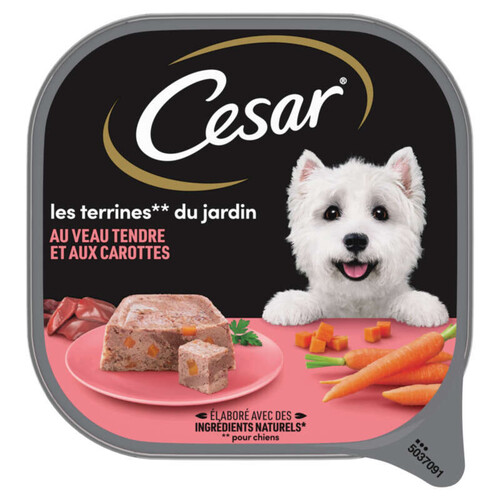 Cesar® Terrine Au Veau Et Aux Carottes Pour Chien 300G