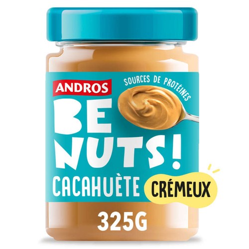 Andros Pâtes à Tartiner Cacahuètes Crémeuse 325g