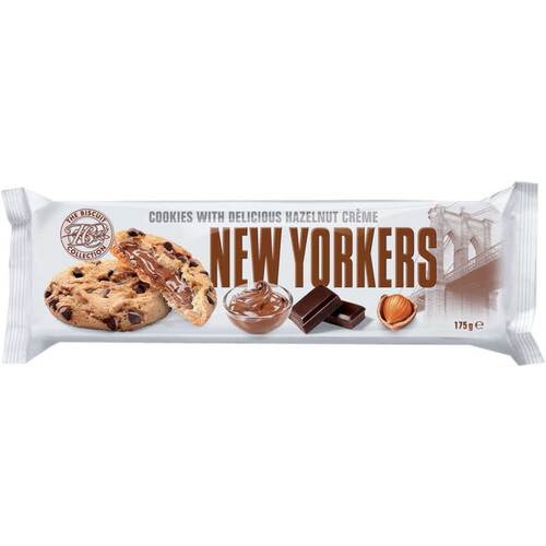 Cookies New Yorkers Au Chocolat Et Noisettes 175G