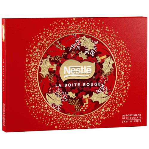 Nestlé La Boite Rouge Assortiment Chocolats Lait & Noir 198g