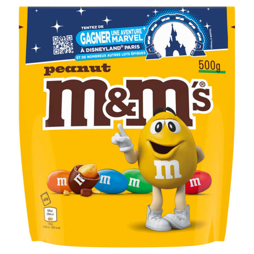 M&M's Cacahuète Enrobée De Chocolat Pochon 500g