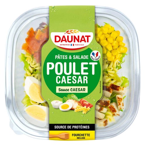 Dauna Pâtes & Salades Poulet Caesar Sauce Caesar 250g