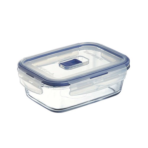 Luminarc Boîte En Verre Rectangulaire, 82Cl, 4 Clips