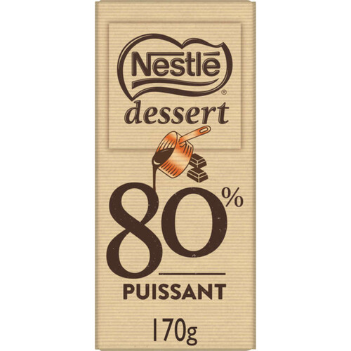 Nestlé Chocolat Noir 80% Puissant 170g