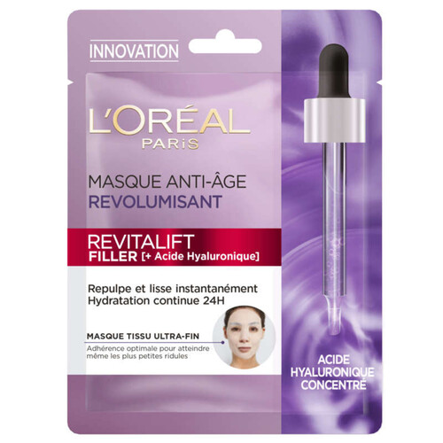 L'Oréal Paris Revitalift Filler Masque Tissu Anti-Age 30ml