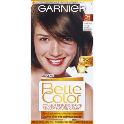 Garnier Belle Color Coloration 21 Chatain Clair Doré Naturel