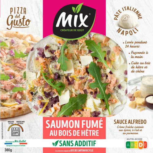 Mix Pizza Del Gusto Saumon 380g