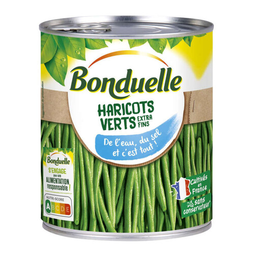 Bonduelle Haricots Verts Extra fin 4/4 440g