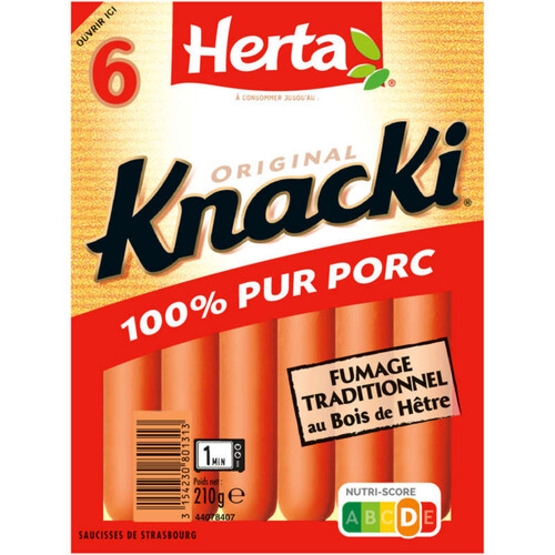 Herta Knacki Original x6 210g