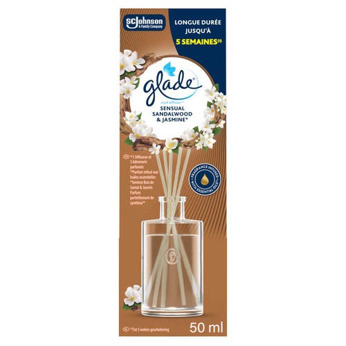 Glade Bâtonnet parfumé au Santal & jasmin 50ml